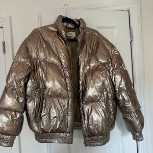Isabel Marant Metallic Puffer Jacket